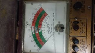 Rare Vintage Hickok Model 121 Mutual Conductance Tube Tester With Cards 5