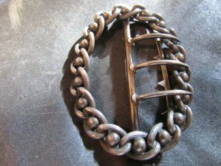 Lovely Antique Solid Silver Buckle
