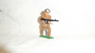 Unplayed With Barclay Manoil Lead Soldier - Wwi Black Tommy Gun
