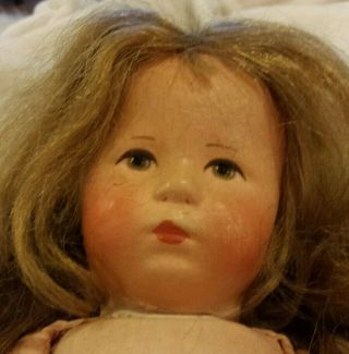 Antique Vintage Kathe Kruse Character Cloth Doll