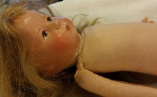 Antique Vintage Kathe Kruse Character Cloth Doll 5