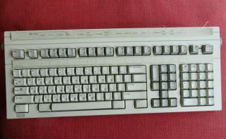 Rare Vintage Wang 724 Keyboard Orange Skcm Alps Terminal 725 - 3770 Greek/english