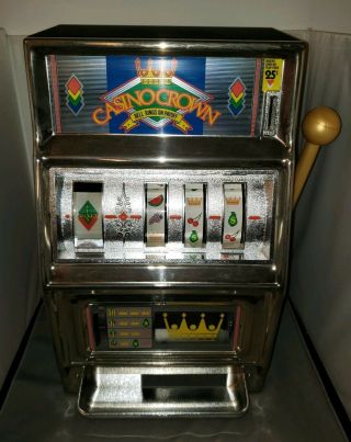 Waco Rare Vintage Casino Crown Slot Machine Toy Well
