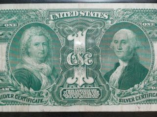 RARE 1896 PMG VF25 EDUCATIONAL SILVER CERTIFICATE NOTE $1 Bill BUY IT NOW 3