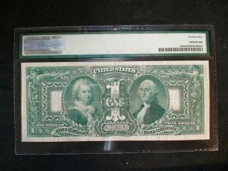 RARE 1896 PMG VF25 EDUCATIONAL SILVER CERTIFICATE NOTE $1 Bill BUY IT NOW 4