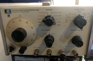 Vintage Hp 3310a Lab Function Generator Sine Square Triangle Pulse Wave -