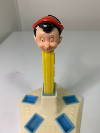 Vintage Walt Disney Pinocchio Pez Dispenser No Feet 2