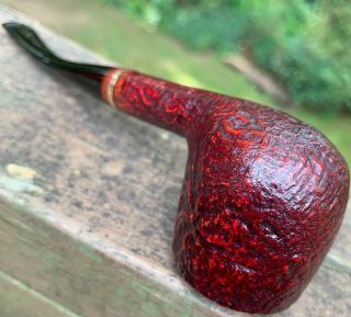 / Unsmoked Vintage 1980 ' s Aldo Velani Classica Radica 202 tobacco pipe 6