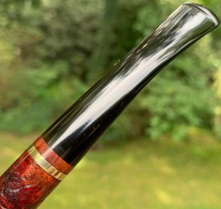 / Unsmoked Vintage 1980 ' s Aldo Velani Classica Radica 202 tobacco pipe 7