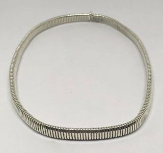 Vintage 925 Sterling Silver Chocker Necklace 16 