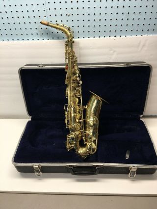 Vintage Conn Alto Saxophone With Case No Mouthpiece (040364003)