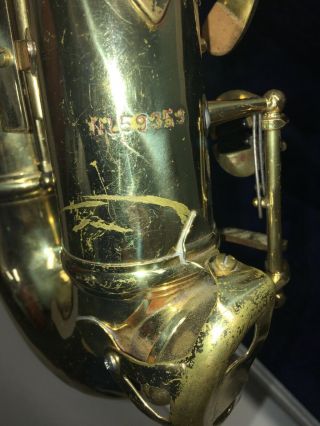 Vintage Conn Alto Saxophone With Case No Mouthpiece (040364003) 7
