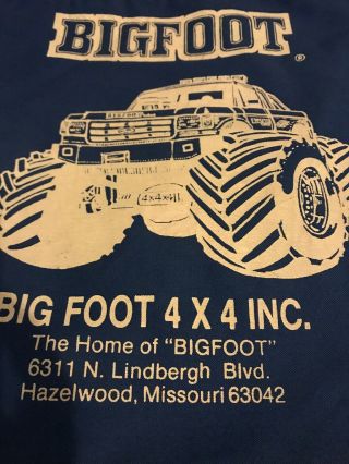 Vintage Bigfoot Monster Truck Tote Bag,  Hot Wheels Corvette Patch 80’s GreatCond 4