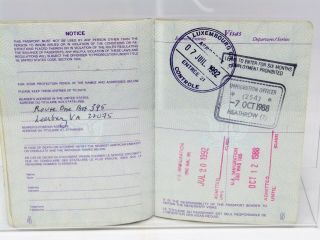 Vintage US Passport Elizabeth P.  McIntosh - MacDonald - OSS/MO CIA SPY GIRLS 6