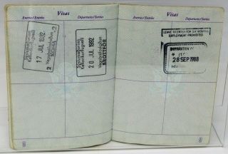 Vintage US Passport Elizabeth P.  McIntosh - MacDonald - OSS/MO CIA SPY GIRLS 8