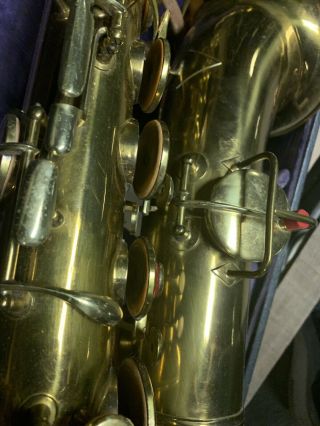 Vintage 1917 - 1919 Conn Wonder Tenor Sax 5