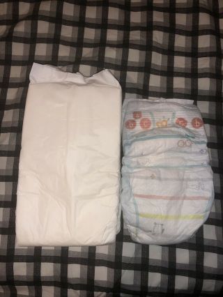 Vintage luvs diapers Plastic XL 20 Total 2