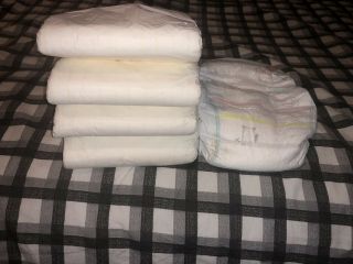 Vintage luvs diapers Plastic XL 20 Total 3