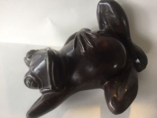 Vintage Large Maitland Smith Bronze Frog 2