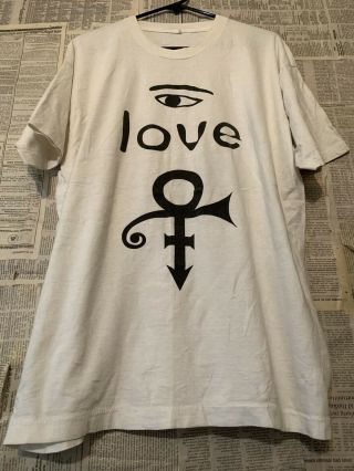 Vtg 90s Prince I Loves Me Pop T - Shirt