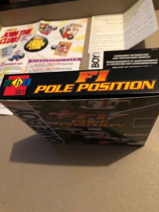 F1 Pole Position Nintendo Game Boy Box Only VERY RARE USA version Authentic 5