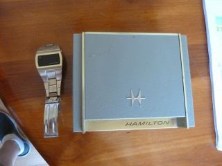 Vintage Hamilton Digital Watch Red Led Parts