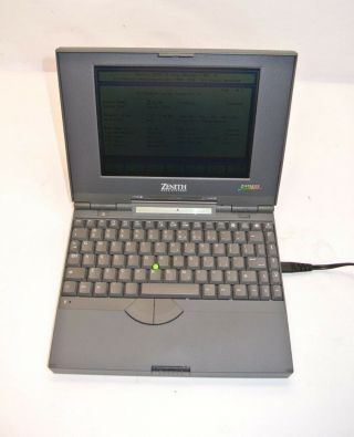 Vintage Zenith Data Systems Z - Star Ex Laptop Ntb007