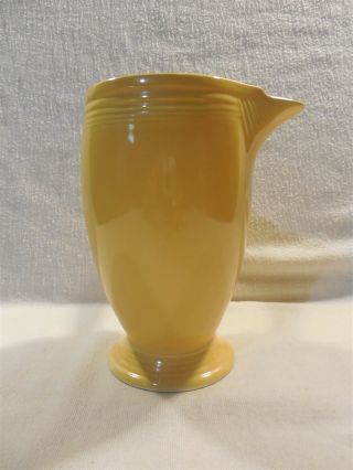 Vintage Homer Laughlin Fiesta Yellow Demitasse Stick Handle Coffee Pot No Lid 4