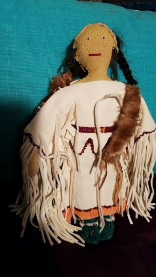 Gorgeous Vintage Plains Native American Indian Doll