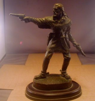 Rare Bronze G.  A.  Custer Howard Black Britians Detail Maquette 7 " 7th Cavalry