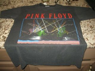 Rare Vintage Pink Floyd U.  S.  Tour Tee Shirt Sz.  Large