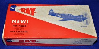 Ray Aircraft Products.  P - 40 Warhawk,  Solid Balsa Wood,  1942.