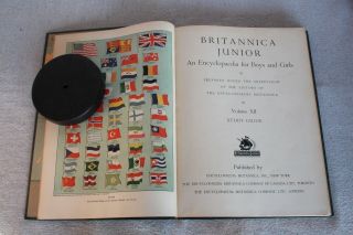 Vintage First Edition Encyclopedia Britannica Junior Set Circa 1934 Art Deco 4