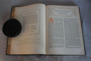 Vintage First Edition Encyclopedia Britannica Junior Set Circa 1934 Art Deco 8