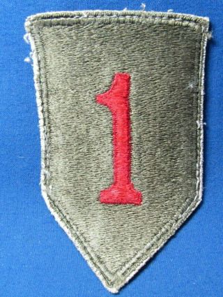 Wwii 1st Infantry Division Big Red One Patch - No Glow