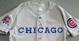 Vintage Authentic 1990 Rawlings Chicago Cubs Road All Star Game Jersey Size 42 3