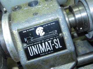 Vintage UNIMAT SL DB 200 watch makers mini lathe motor runs smooth restore 2