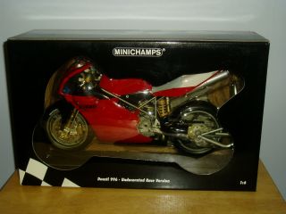 Minichamps Ducati 996 1:6 Scale Undecorated Race Version Rare