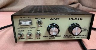 Vintage Electronics,  Pal 201 Bdx 8950 Tube Linear Ham 10 Radio Amplifier Am Ssb