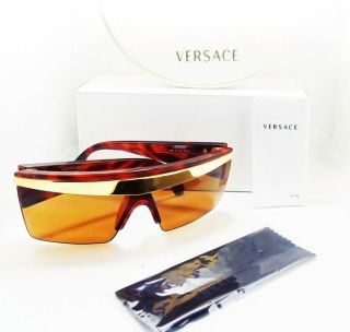 RARE VINTAGE 80s GIANNI VERSACE SUNGLASSES MASK MADE IN ITALY WITH BOX 2