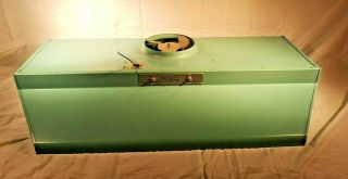 Nutone Turquoise Enamel 36 " Special Hood - Fan 7 " Round Duct 10285p Vintage