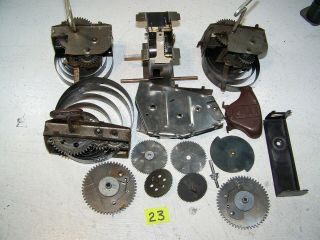 23,  Vintage Marx Tractor,  Or Tank Motors,  An 1 With Worn Gear,  Extra Parts All