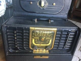 Vintage Zenith Transoceanic G500 Wavemaster Portable Radio