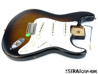 Loaded Fender Vintage 50s Road Worn Strat Body Stratocaster Relic Sunburst