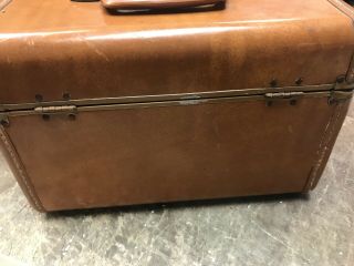 Vintage SHWAYDER Bros SAMSONITE LUGGAGE Train CASE Makeup Carry On 5