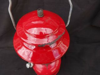 Vintage 200A Coleman Red Lantern 6/78 CAMPING with Box 5