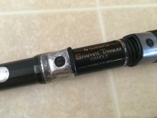 VINTAGE SHIMANO MAGNUMLITE GT - 2652 FIGHTIN SPINNING ROD 6 ' 6 