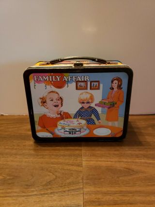 Family Affair Metal Lunchbox & Thermos Vintage 1960 