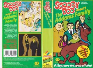 Scooby Doo Meets The Adams Family Vhs Video Pal A Rare Find Vintage