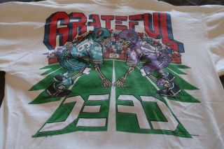 Vintage Grateful Dead Giants Stadium 1991 Ny Nj T Shirt Dead And Company